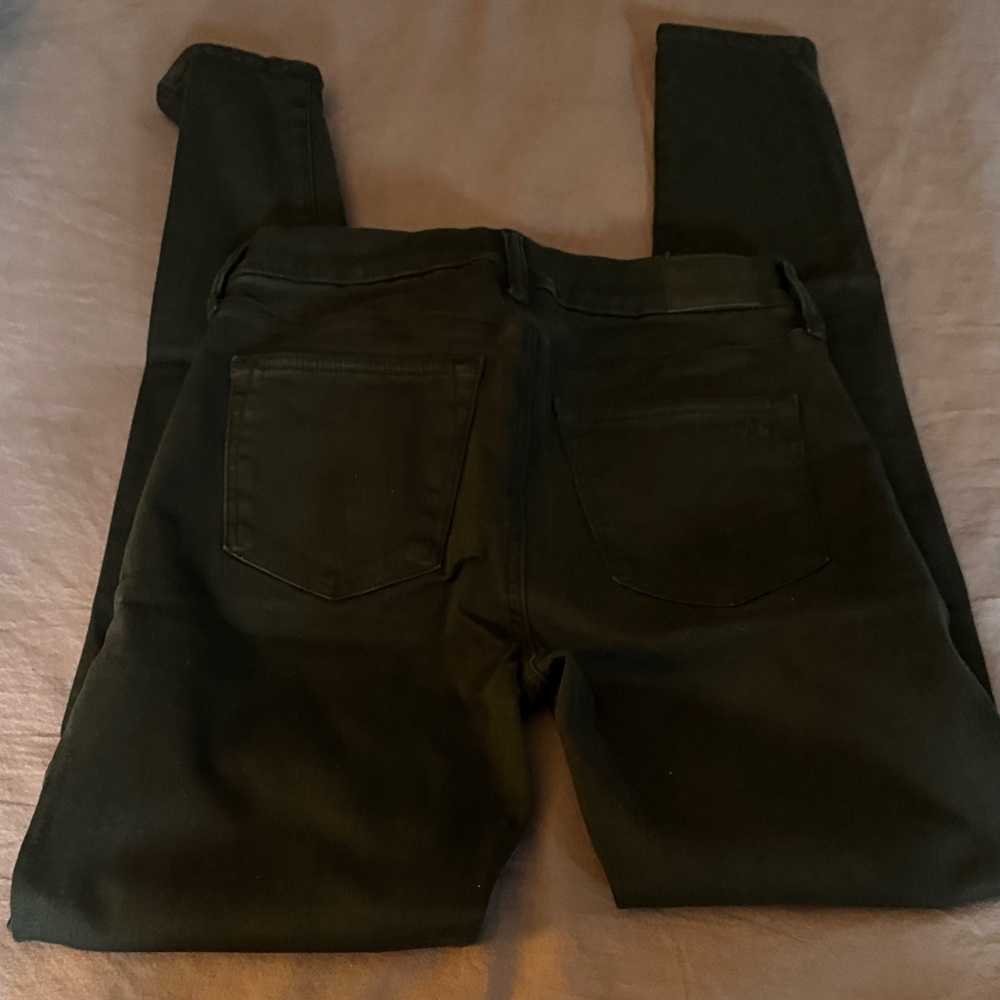 Women's Black American Eagle high rise Jeggings 4long
